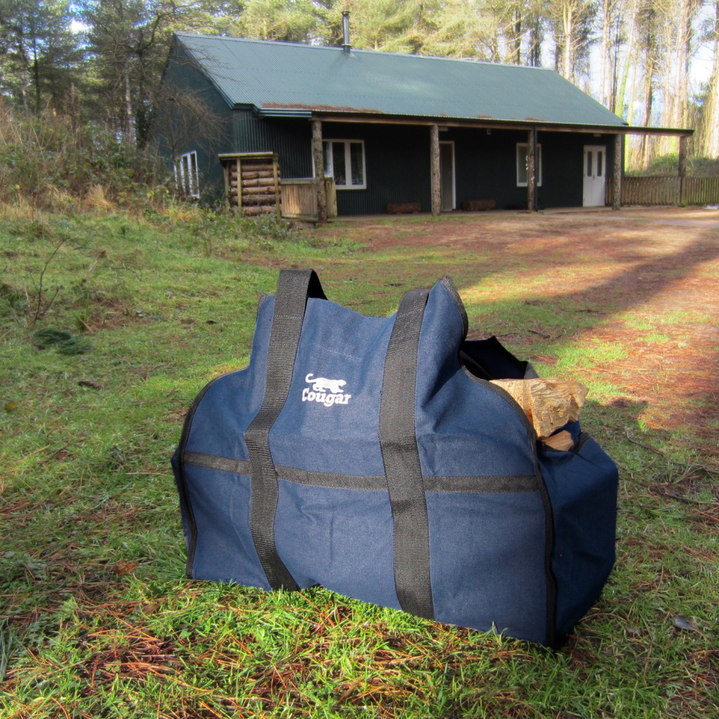 Cougar log carrier outdoors